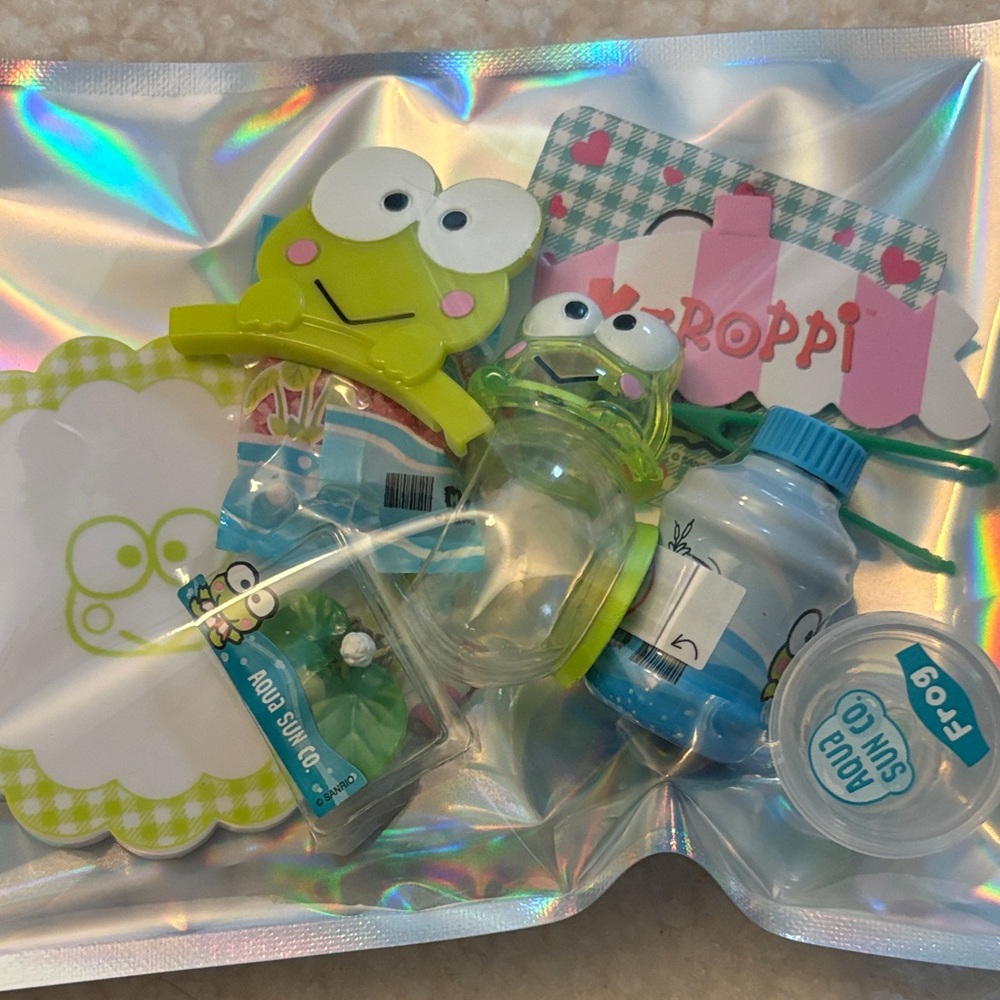 Keroppi Frog Bowl RARE Sanrio Series 2 Make it Mini MGA miniverse